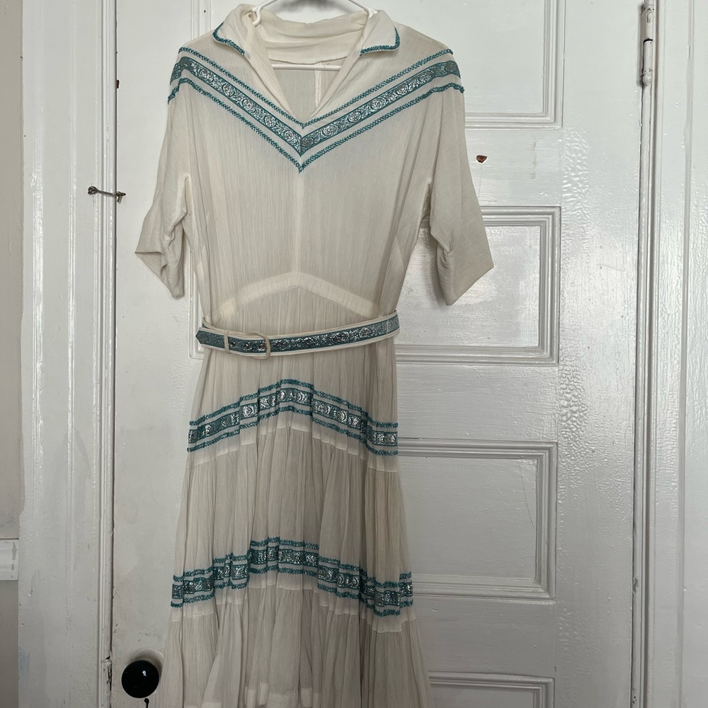 Vintage 50’s western patio dress